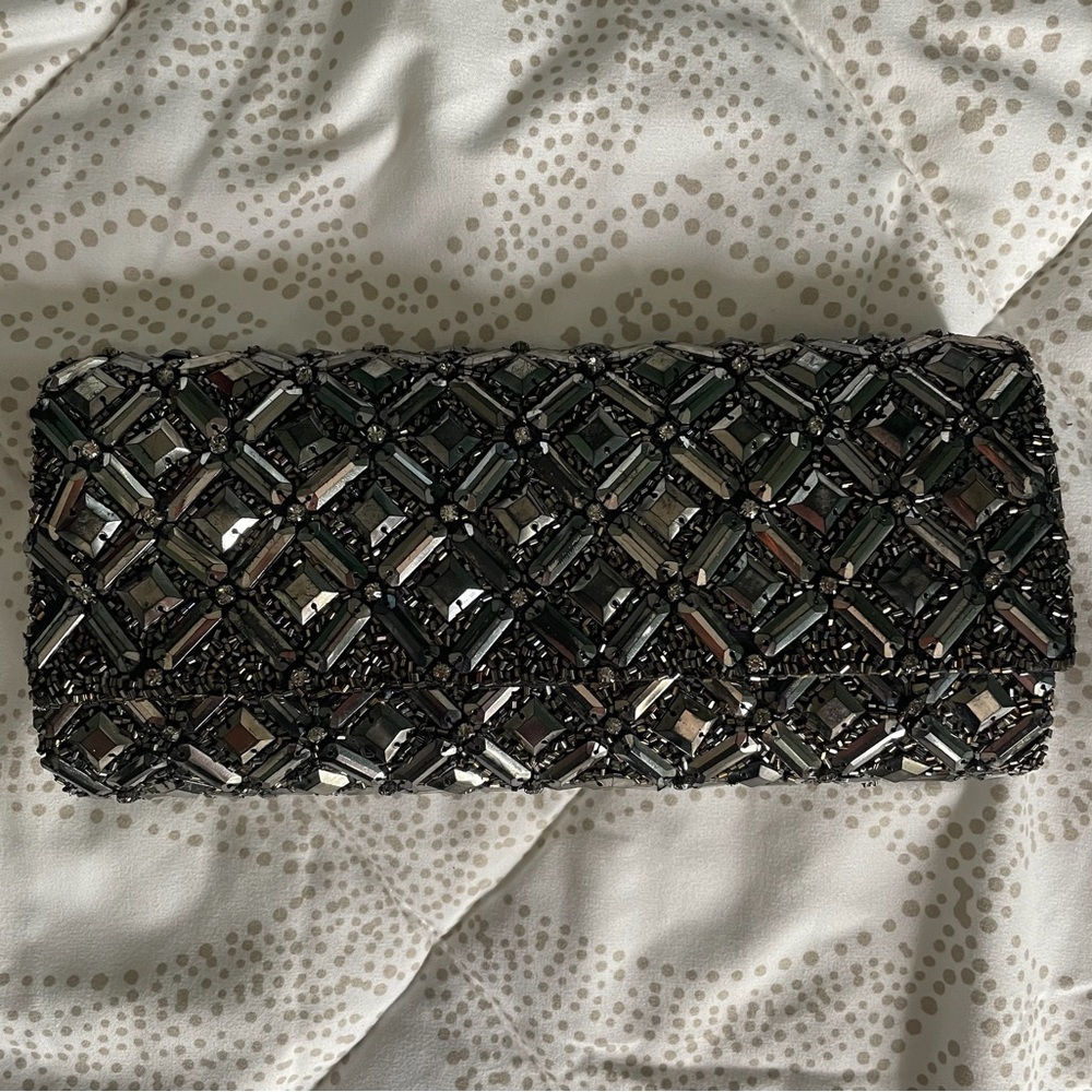 Deepa Gurnani Beaded Clutch